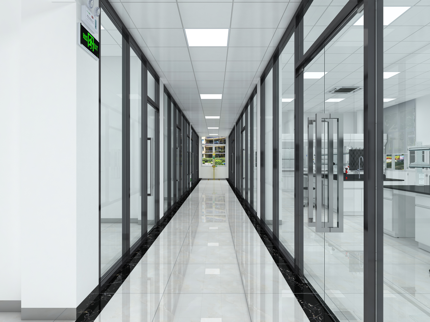 實(shí)驗(yàn)室走廊裝修
